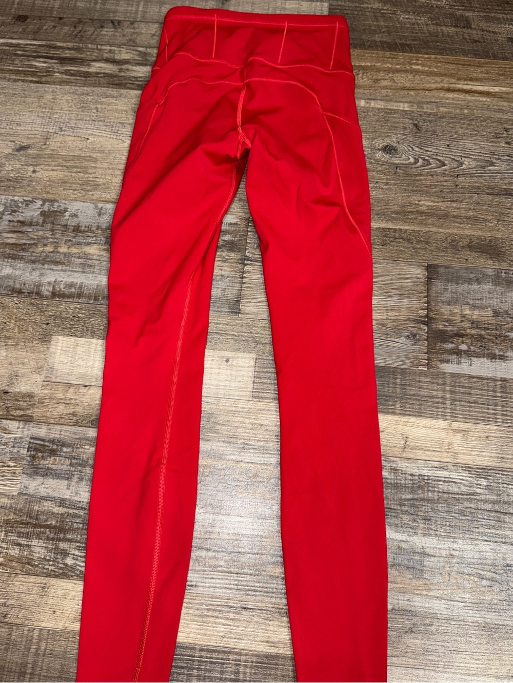 Lululemon Wunder Train High Rise Leggings 25” Oxford Red Size 2 Pockets - Picture 7 of 10